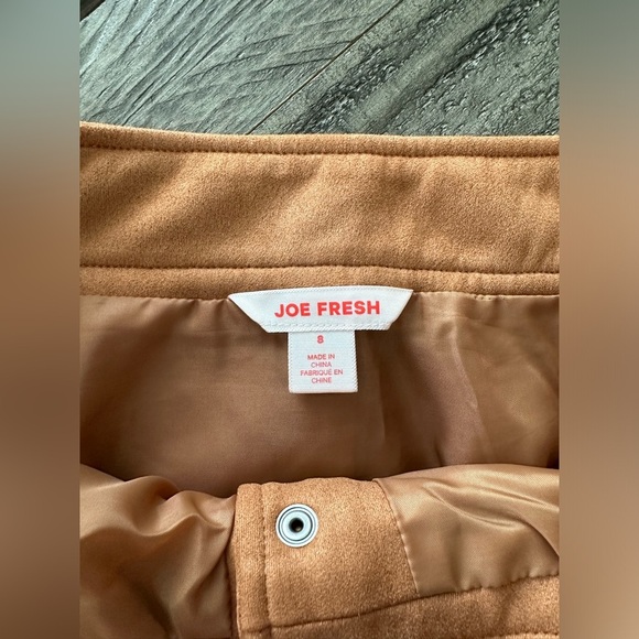 🛍️ $5 SALE - Joe Fresh Faux Suede Lined Skirt, size 8. - Picture 3 of 9